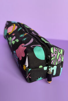 Celestial Space Illustrated Cotton Pencil Case, 6 of 12