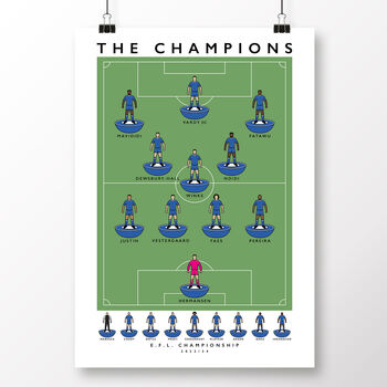 Leicester City The Champions 23/24 Poster, 2 of 7