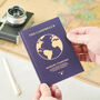 Personalised Family Passport Adventure Notebook Journal, thumbnail 1 of 6