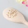Personalised Wooden Baking Spoon, thumbnail 2 of 3