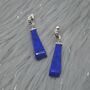 Lapis Lazuli 925 Silver Earrings, thumbnail 7 of 8