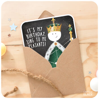 Funny King Happy Birthday Card Dad Husband Brother, 4 of 6