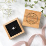 Personalised Floral Wreath Ring Box, thumbnail 1 of 7