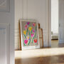 Tulips Hand Painted Art Print, thumbnail 2 of 5