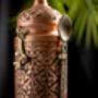Hand‑Engraved Copper Jar And Solid Copper Coffee Pot Set, Set Of Two, thumbnail 5 of 6