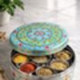 Seven Inch Hand Painted Masala Dabba, thumbnail 2 of 2