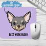 Chihuahua Portrait Mouse Mat, thumbnail 2 of 4