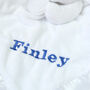 Personalised White Bear Comforter With Satin Back, thumbnail 2 of 7