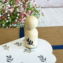 Detailed Leaf Mini Rubber Stamp For Crafting, thumbnail 4 of 6