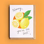 Lemon Mother's Day Card, thumbnail 1 of 5