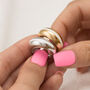 Candy Stripe Dome Ring, thumbnail 3 of 12