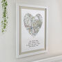 Wedding Anniversary Gifts Personalised Map Location Print, thumbnail 7 of 9