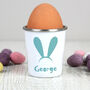 Personalised Bunny Ears Egg Cup, thumbnail 2 of 2