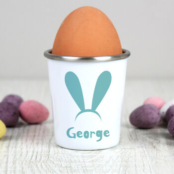 Personalised Bunny Ears Egg Cup, 2 of 2