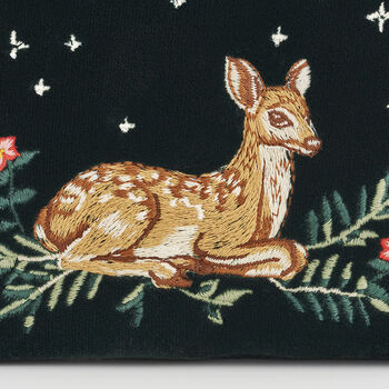 Fawn Embroidered Green Small Purse, 3 of 7