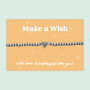 Make A Wish Heart Beaded Stretch Bracelet, Stainless Steel, thumbnail 1 of 4