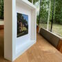 Personalised House Portrait Framed Knitted Art, thumbnail 6 of 9