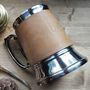Personalised Leather Wrapped Tankard, thumbnail 1 of 7