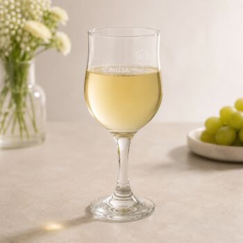 Engraved Wine Glass Personalised 40th Birthday Gift, 4 of 9