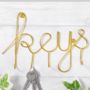 Gold Hooks In A Script Font, thumbnail 2 of 4