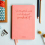 Personalised She Smashed It Luxury Notebook, thumbnail 1 of 6