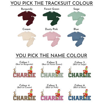 Grinch Name Personalised Baggy Tracksuit, 4 of 5
