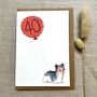 Personalised Biewer Terrier Birthday Card, thumbnail 2 of 6