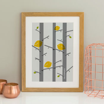 Personalised Birds Family Print, 6 of 10