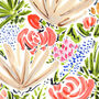 Paradise Florals Art Print, thumbnail 4 of 4