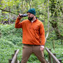 Personalised Outline Initial Quarter Zip Fleece, thumbnail 5 of 6