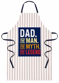 Dad Apron 100% Cotton, 3 of 4