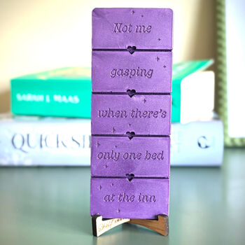 Bookish Romance Trope Wax Melt Bar, 3 of 3