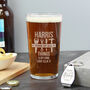 Gifts For Him Pint Glass And Bottle Opener Set, thumbnail 4 of 5