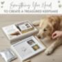 Paw Print Clay Moulding And Photo Frame Keepsake Kit, thumbnail 10 of 12