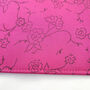 Vibrant Pink Silk Sari Purse, Fair Trade Clutch Bag, Ethically Handmade, thumbnail 5 of 6