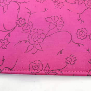 Vibrant Pink Silk Sari Purse, Fair Trade Clutch Bag, Ethically Handmade, 5 of 6