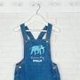 Elephant Dream Big Personalised Baby/Kids Dungarees, thumbnail 2 of 3