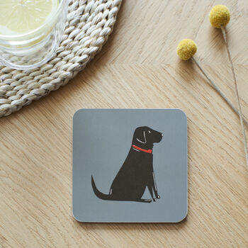 Black Labrador Organic Cotton Tea Towel, 8 of 12