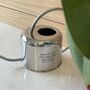 Personalised Stainless Steel Watering Can, thumbnail 1 of 4