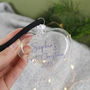 First Christmas Heart Bauble For Boys And Girls, thumbnail 3 of 6
