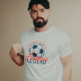 The Man The Myth Football Legend T Shirt, thumbnail 2 of 6