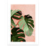 Monstera Leaf Art Print, thumbnail 2 of 9