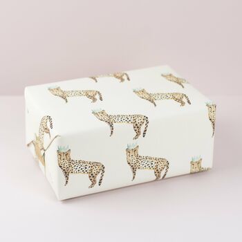 Luxury Cheetah Gift Wrap Bundle Of Five Sheets, 2 of 4