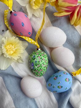 Hand Painted Easter Egg Decoration, 7 of 12