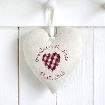 Personalised Wedding Hanging Heart Gift, 12 of 12