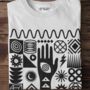 Abstract Vinyl Record T Shirt – Music Lover Gift For Men | Organic Cotton, thumbnail 3 of 9