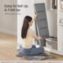 Spacious Foldable Storage Bench Cube Ottoman, thumbnail 10 of 11
