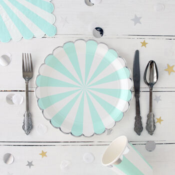 Metallic Silver Ornate Party Cutlery For Six, 2 of 6