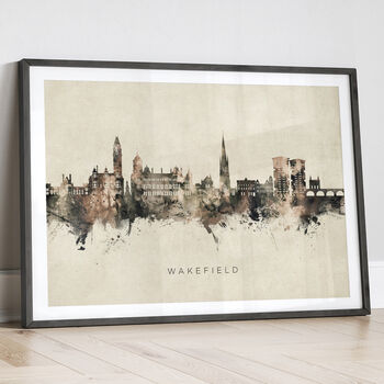 Wakefield Skyline Cityscape Art Print, 12 of 12