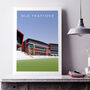 Old Trafford Cricket Poster, thumbnail 4 of 8